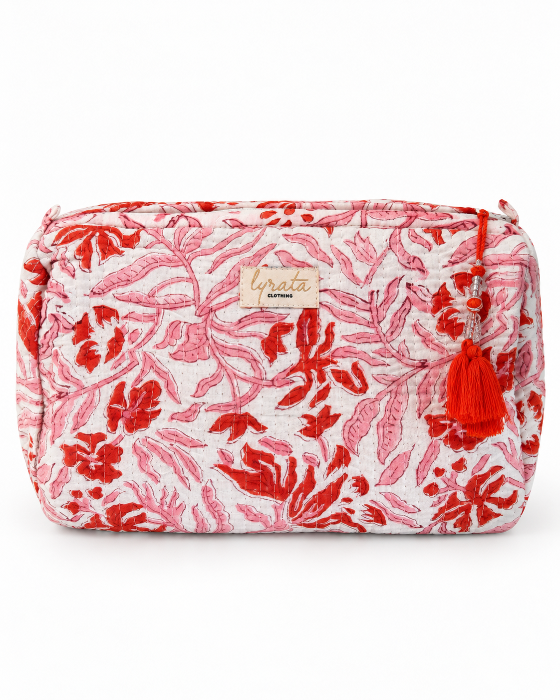 Set x 3 — Travel Pouches · Coral bloom