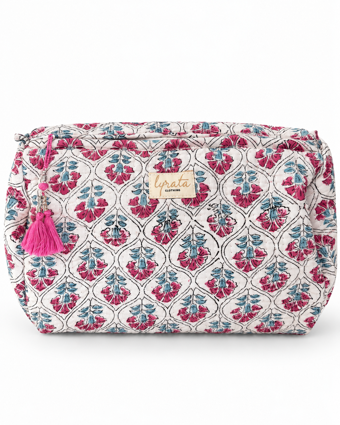 Set x 3 — Travel Pouches · Floral Mosaic