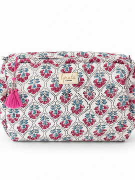 Set x 3 — Travel Pouches · Floral Mosaic