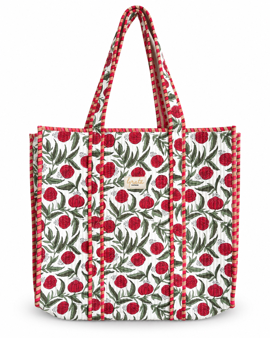 Tote Bag 40 × 45 cm · Jardín escarlata