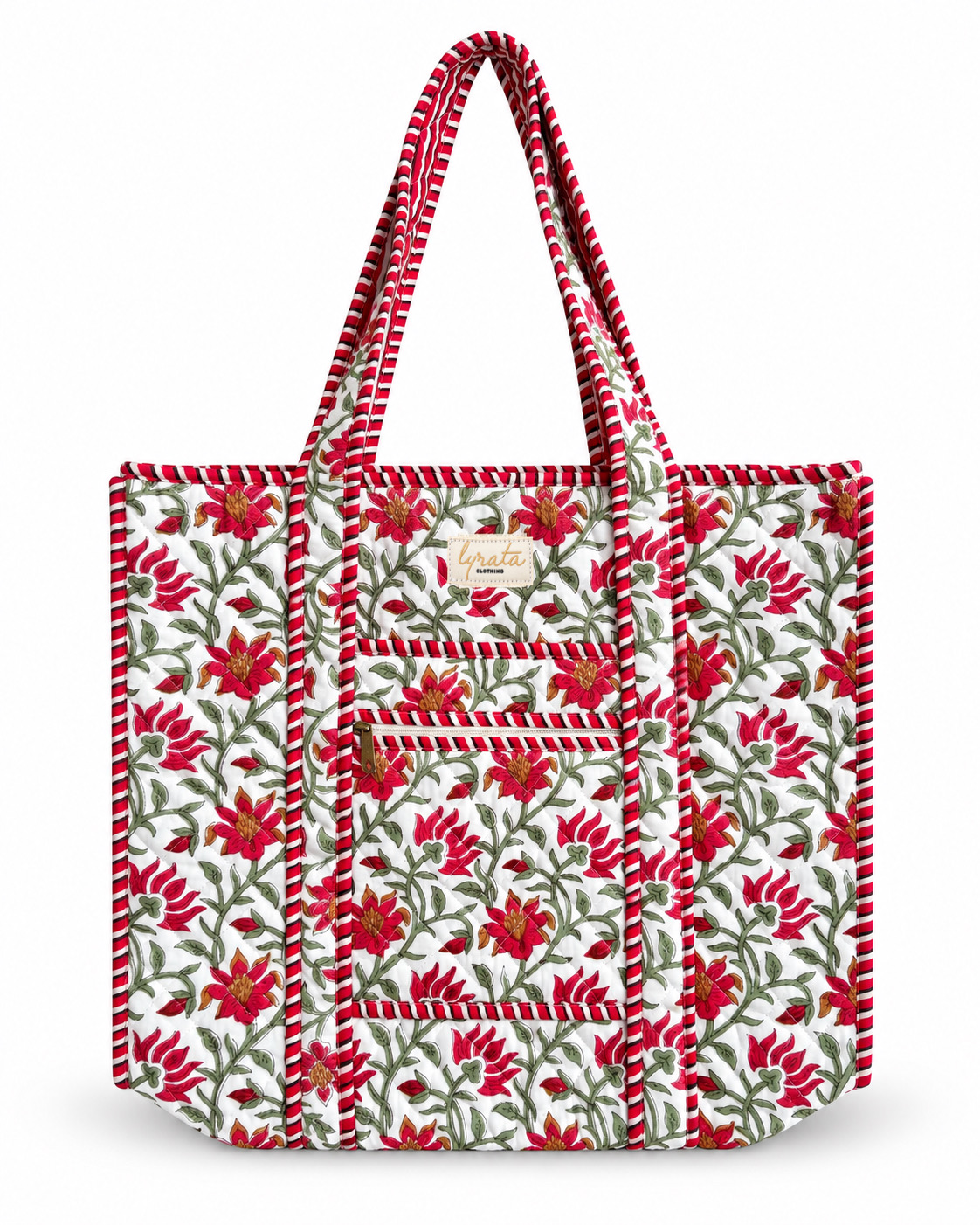 Tote Bag 37 × 41 cm · Flores Escarlata
