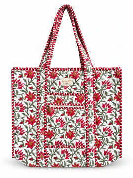 Tote Bag 37 × 41 cm · Flores Escarlata