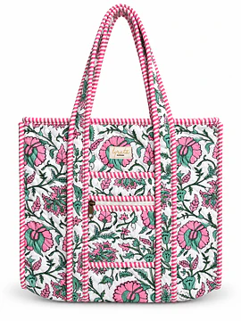 Tote Bag 37 × 41 cm · Rosa y Menta
