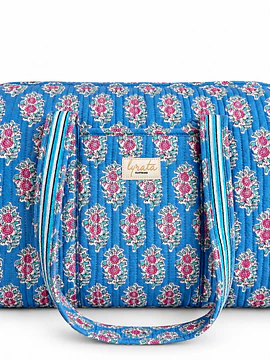 Duffle Bag Viajera · Blue Posy