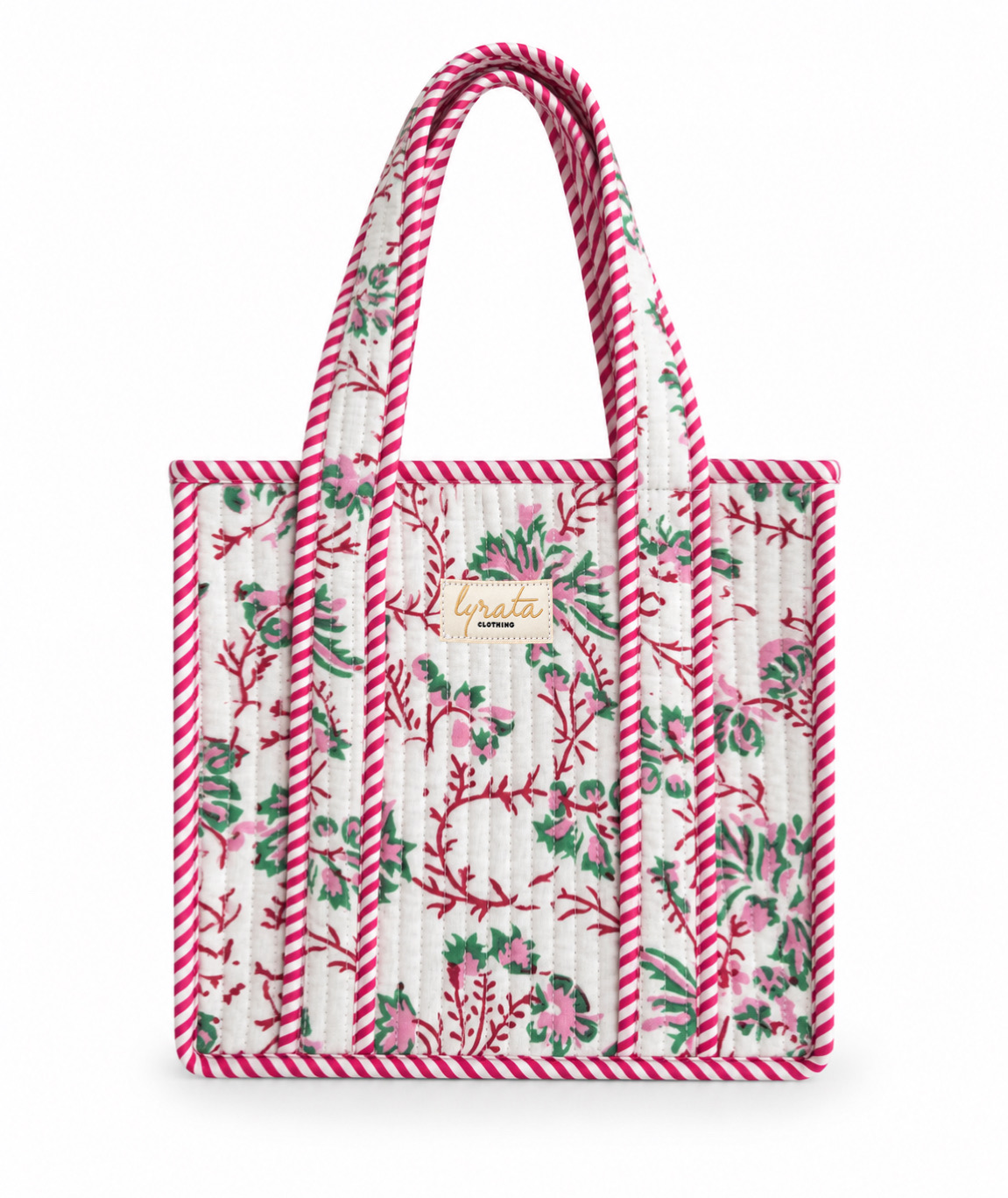 Mini Tote Bag 21 × 23 cm · Coral Rose 