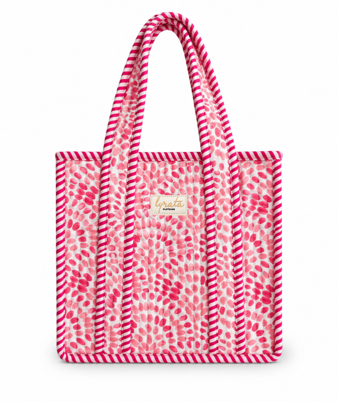 Mini Tote Bag 21 × 23 cm · Blush Petals