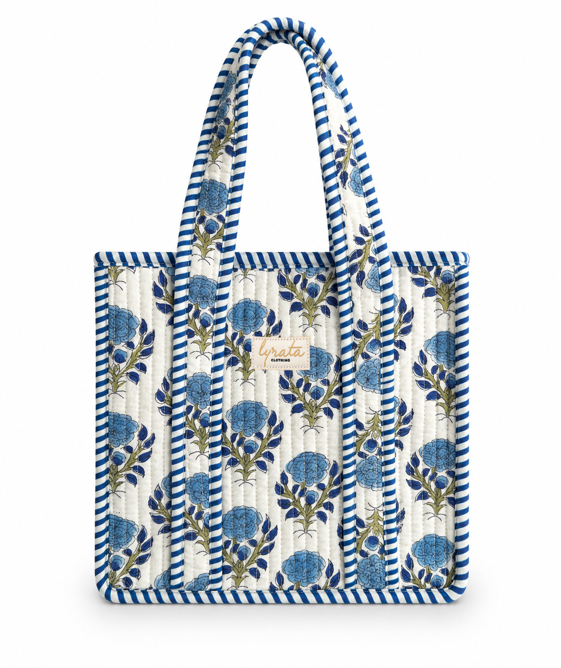Tote Bag 40 × 45 cm · Blue Botanica