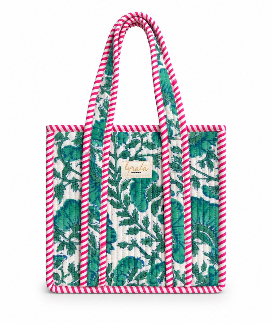 Tote Bag 40 × 45 cm · Mint & Fuchsia