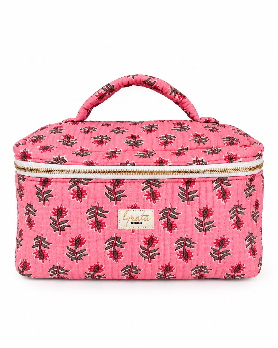 Vanity Bag · Florecitas Carmín