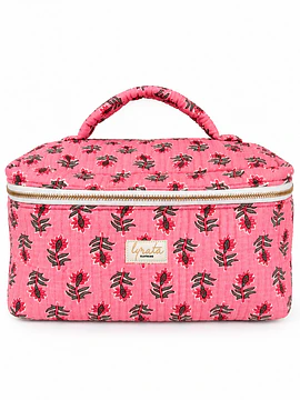 Vanity Bag · Florecitas Carmín