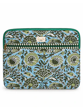 Laptop Sleeve 38 x 27 cm · Blue Garden