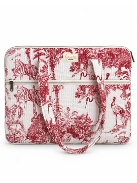 Laptop Sleeve 41 x 31 cm · Red Toile 