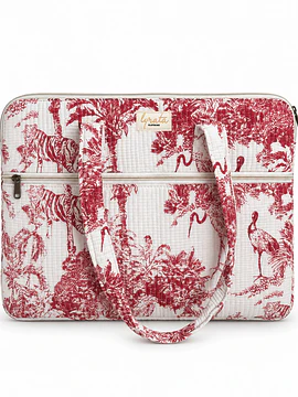 Laptop Sleeve 41 x 31 cm · Red Toile 