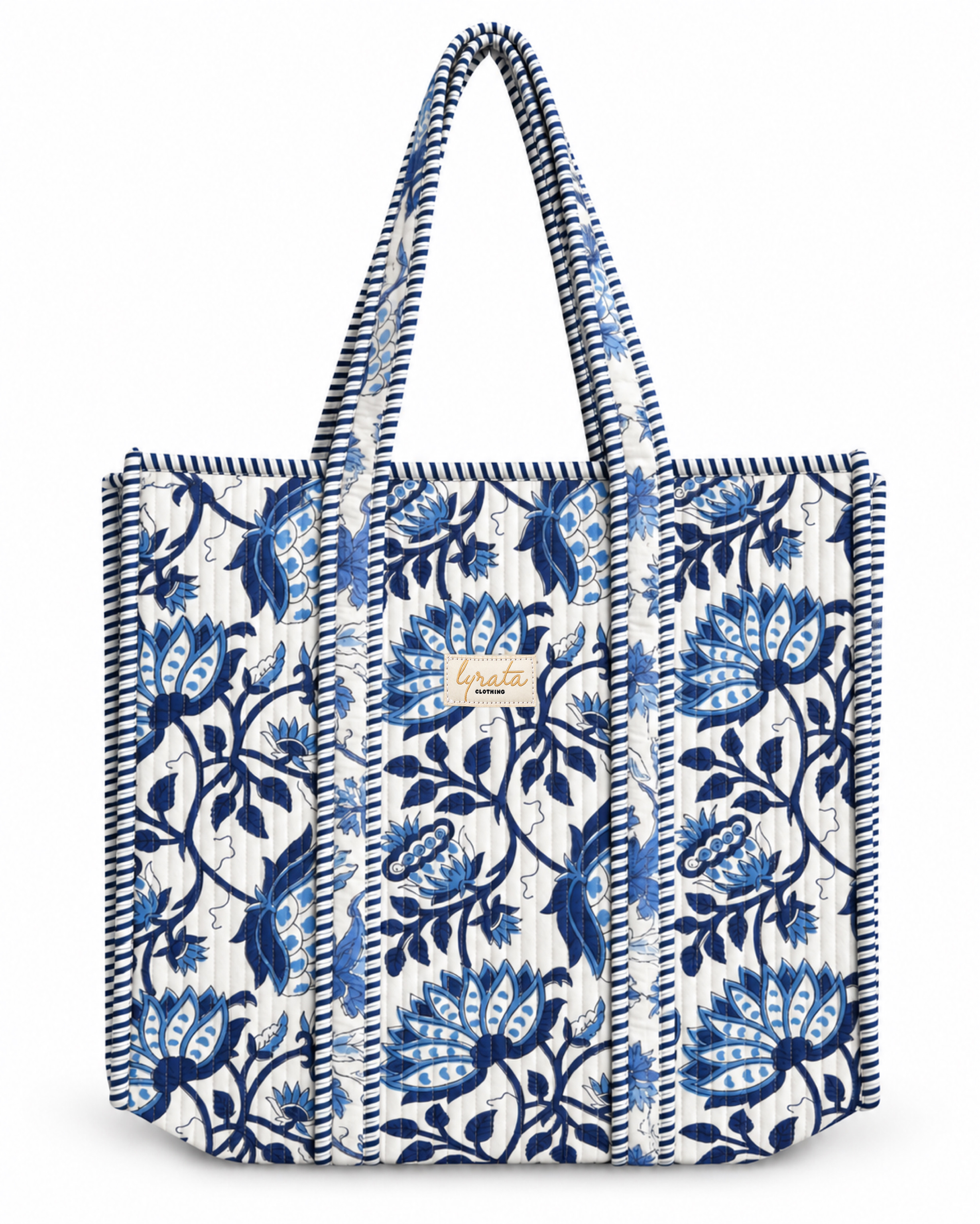 Tote Bag 40 × 40 cm · Loto Índigo