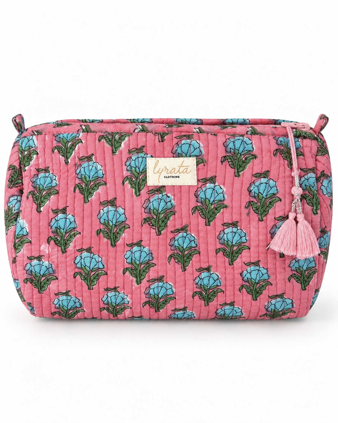 Set x 3 — Travel Pouches · Hortensias Turquesa