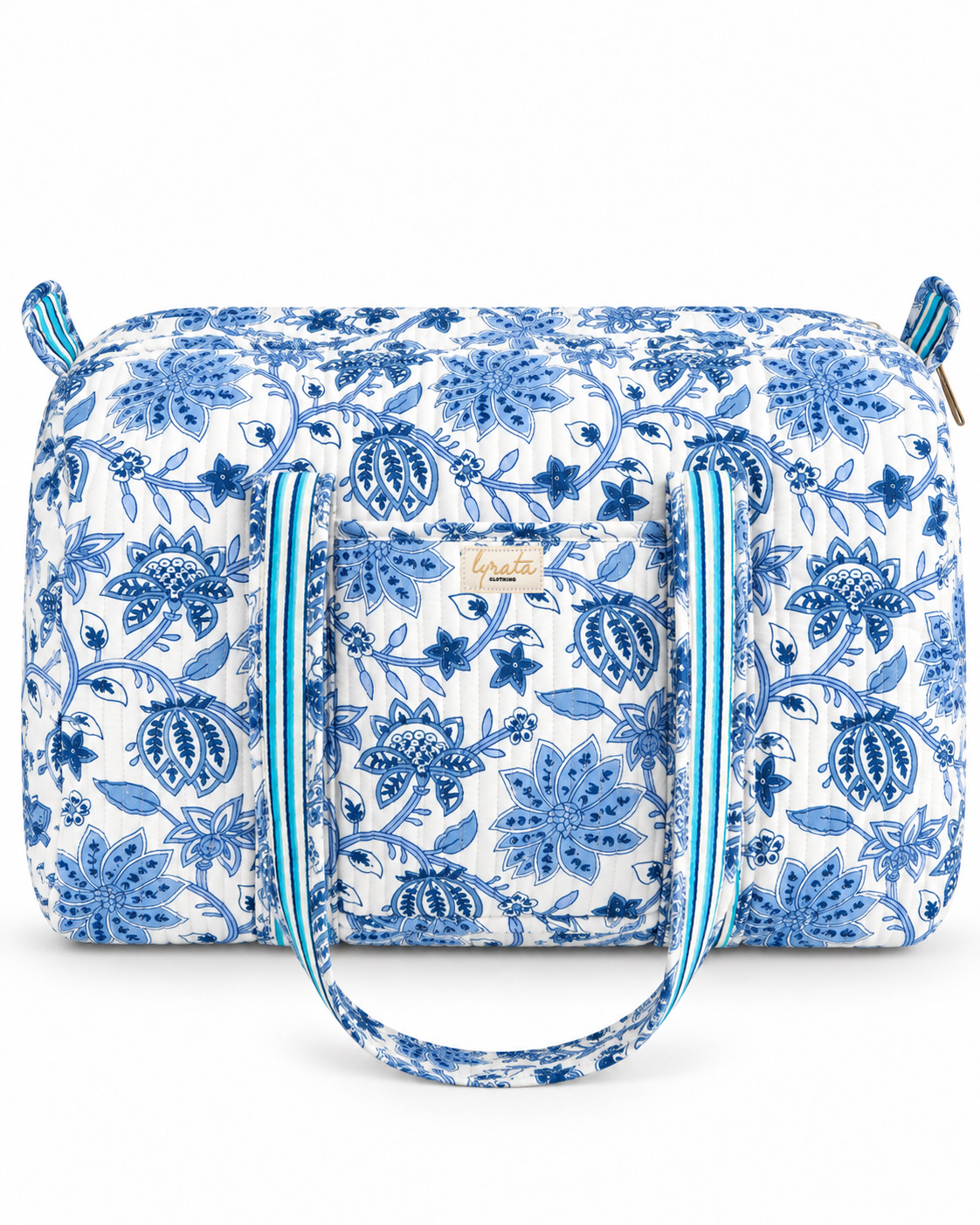 Duffle Bag Viajera · Azul Mediterraneo