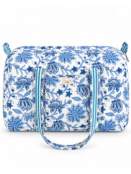 Duffle Bag Viajera · Azul Mediterraneo
