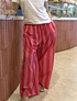 Pantalón de Rayas en Algodón – Pink Riviera