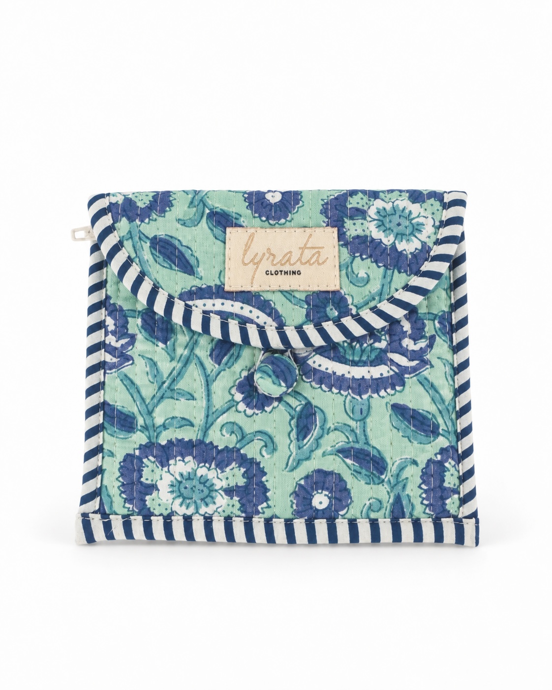 Mini Coin Purse · Jardín Aguamarina