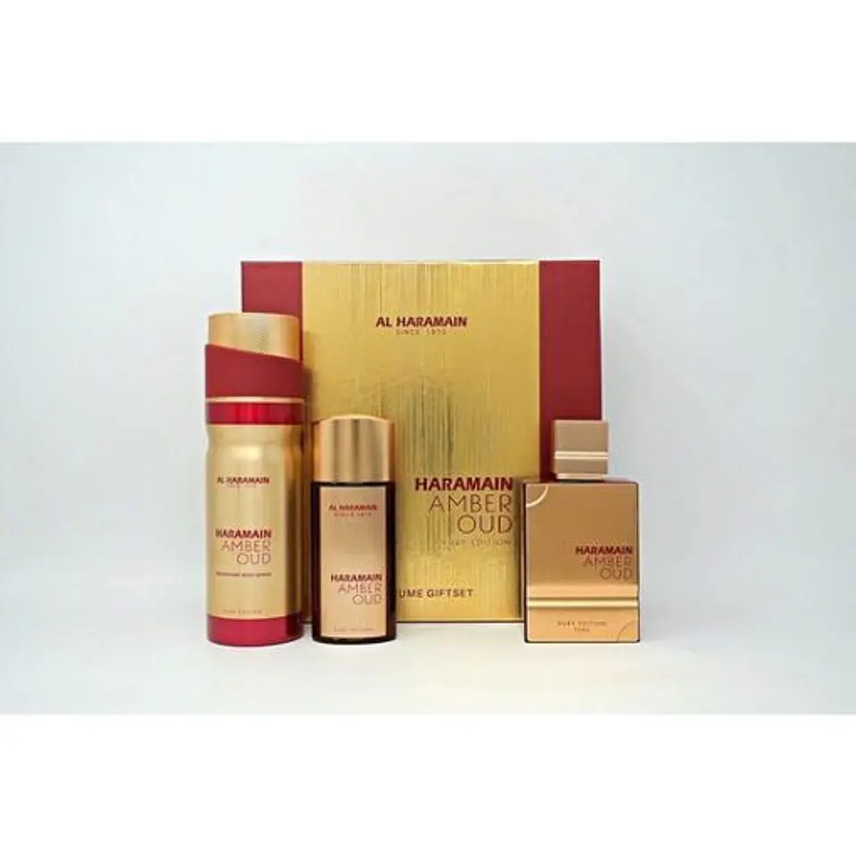 ESTUCHE AL HARAMAIN AMBER OUD RUBY UNISEX (3 PIEZAS) 1