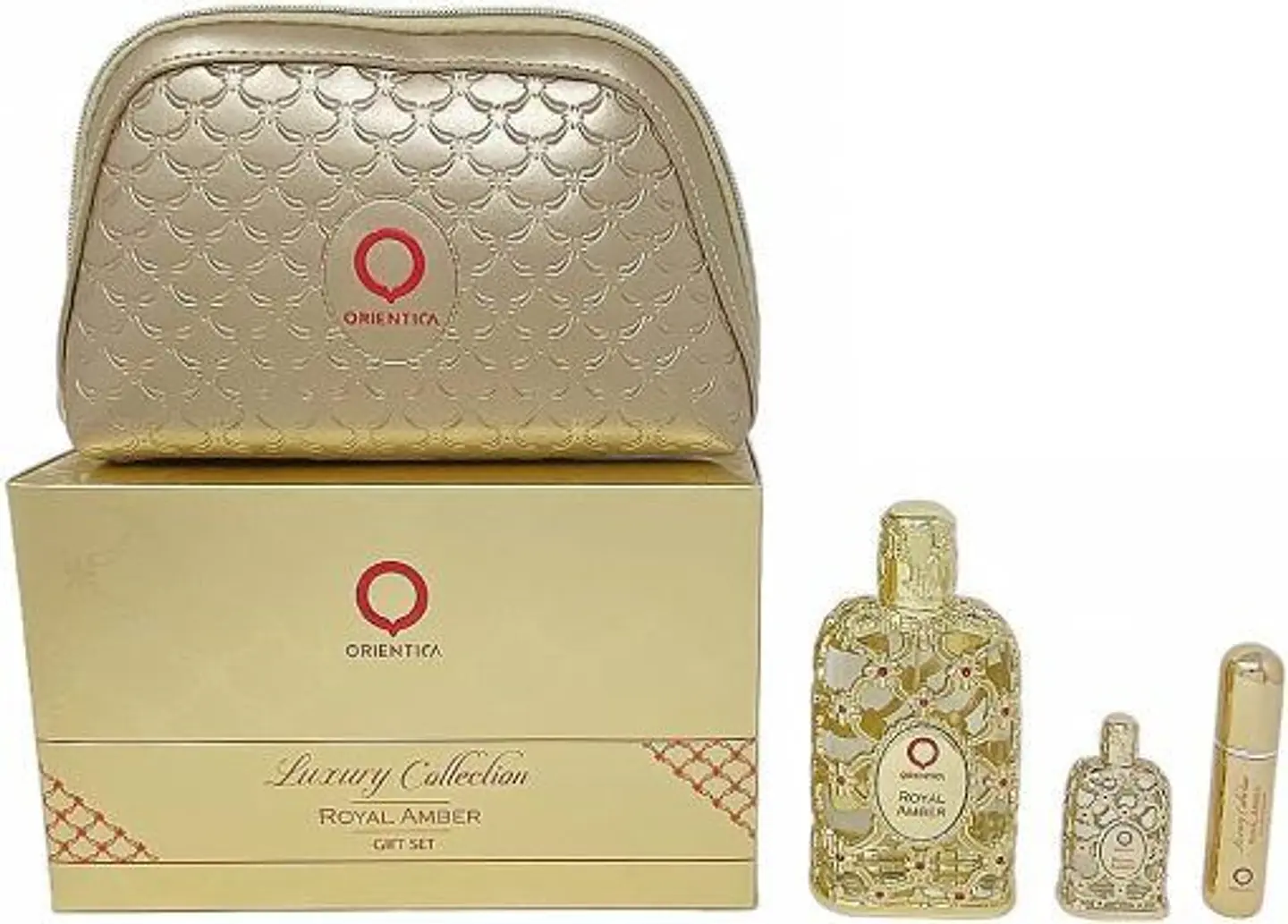 ESTUCHE AL HARAMAIN ORIENTICA ROYAL AMBER (4 PIEZAS) 1