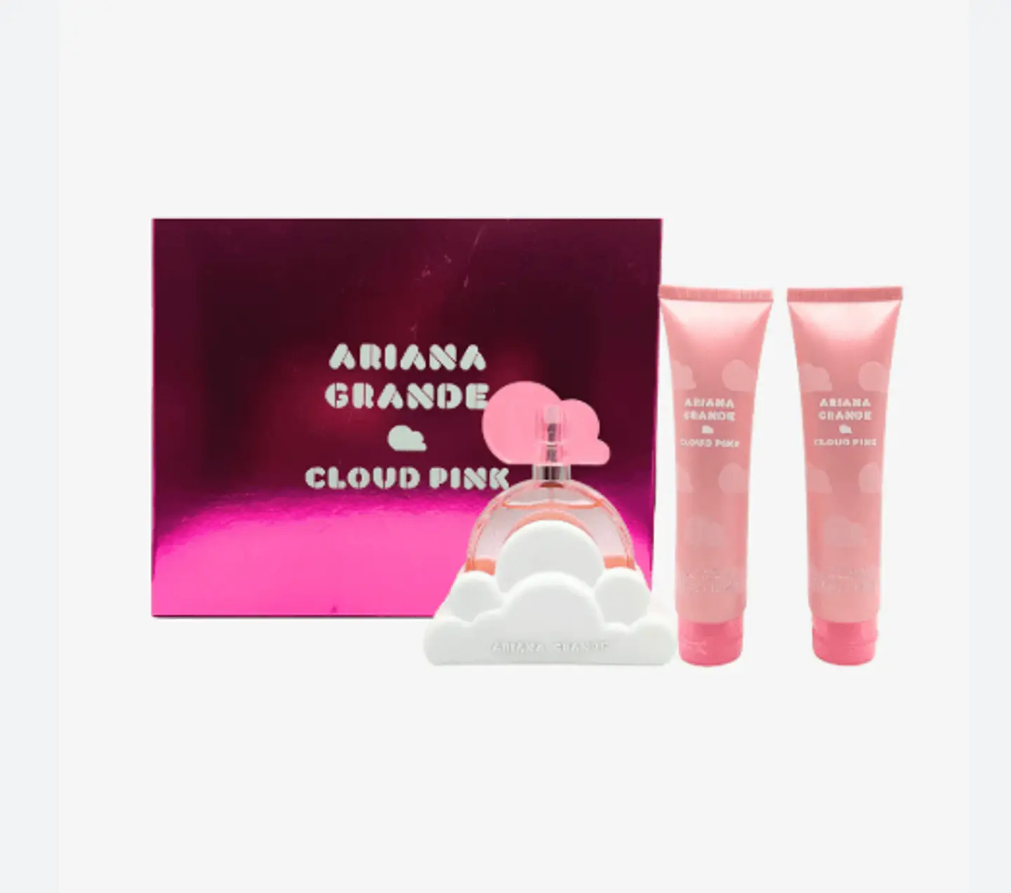 ESTUCHE ARIANA GRANDE CLOUD PINK (3 PIEZAS) 1