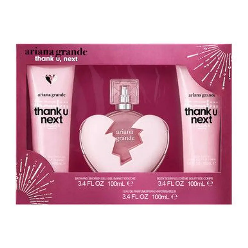 ESTUCHE ARIANA GRANDE THANK U, NEXT (3 PIEZAS) 1