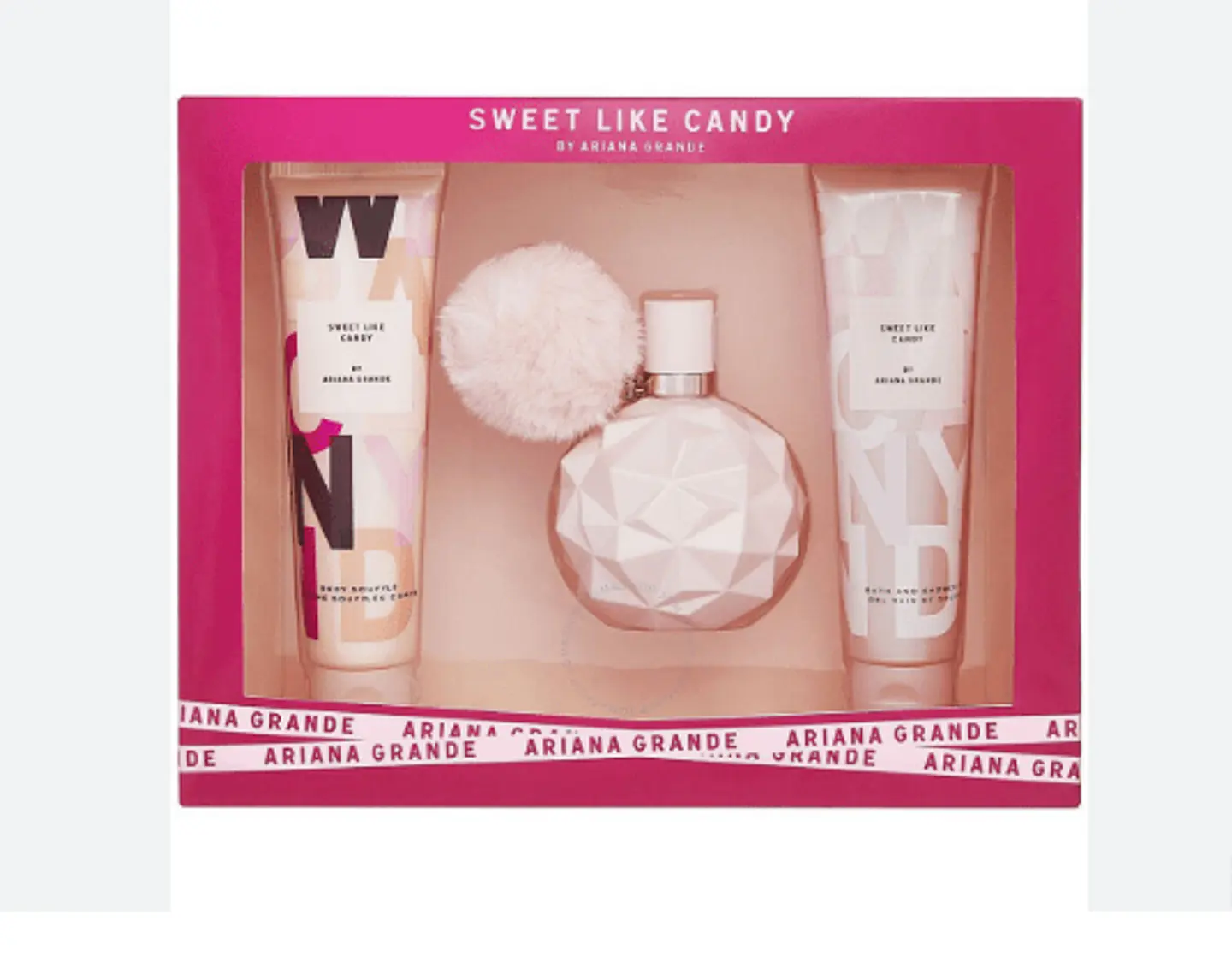 ESTUCHE ARIANA GRANDE SWEET LIKE CANDY (3 PIEZAS) 1