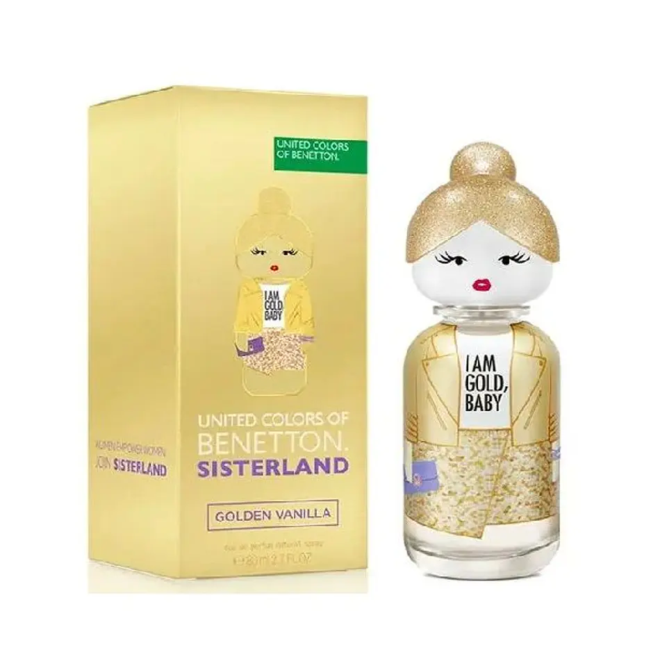 BENETTON SISTERLAND GOLDEN VANILLA 80 ML EDP 1