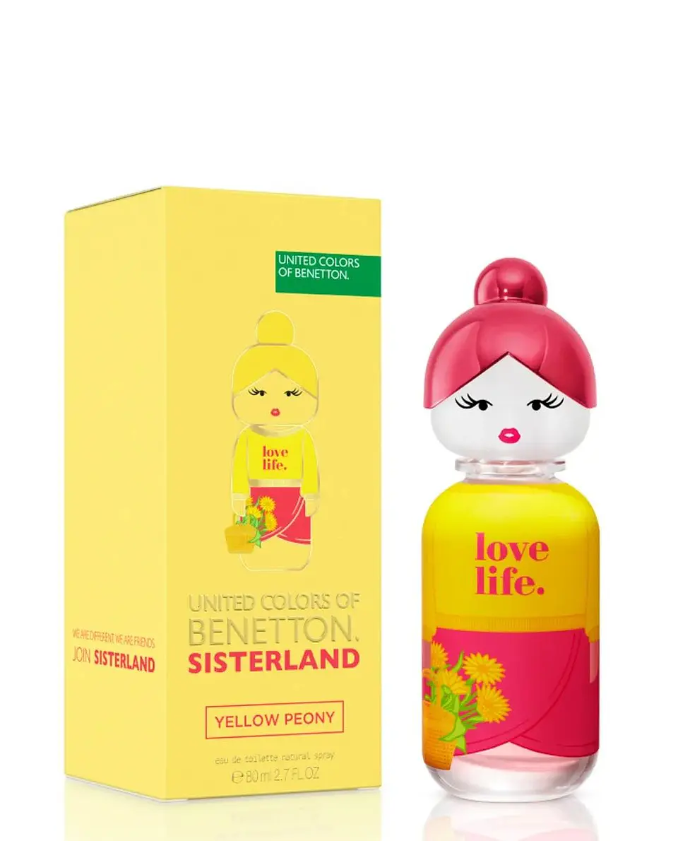 BENETTON SISTERLAND YELLOW PEONY 80 ML EDT 1