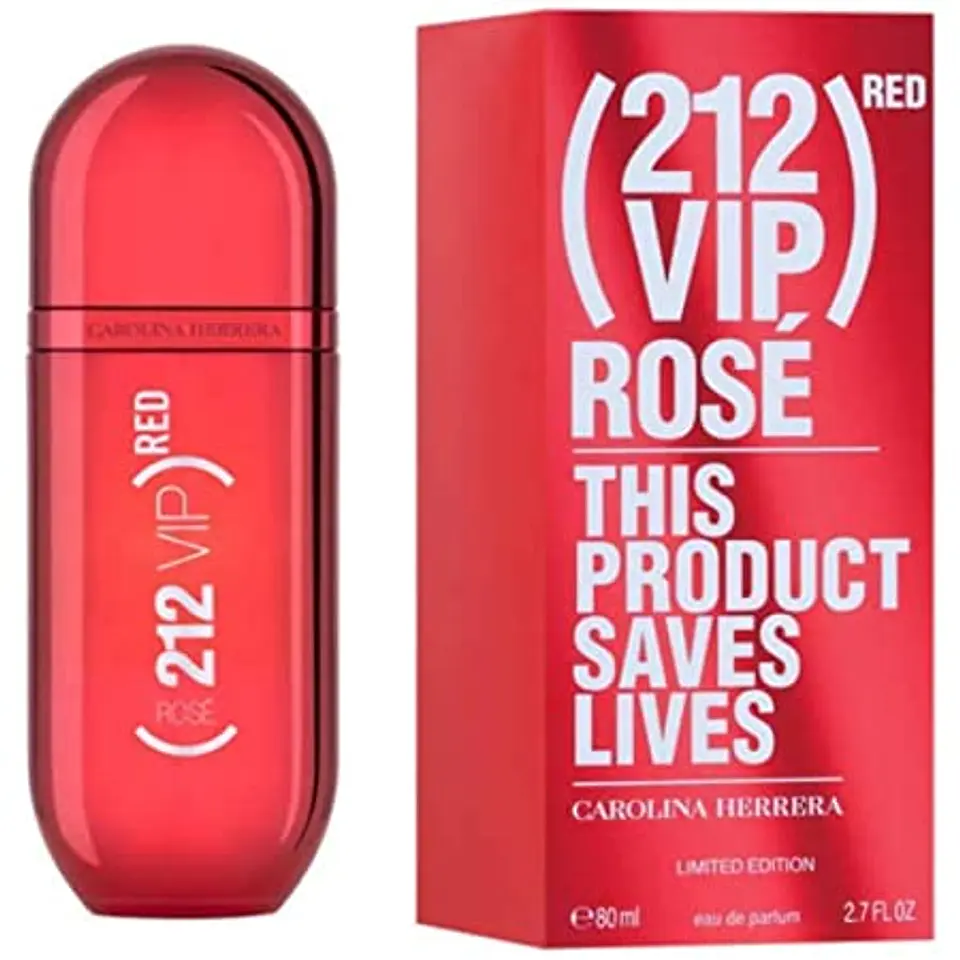 CAROLINA HERRERA 212 VIP ROSE RED MUJER 80 ML EDP 1