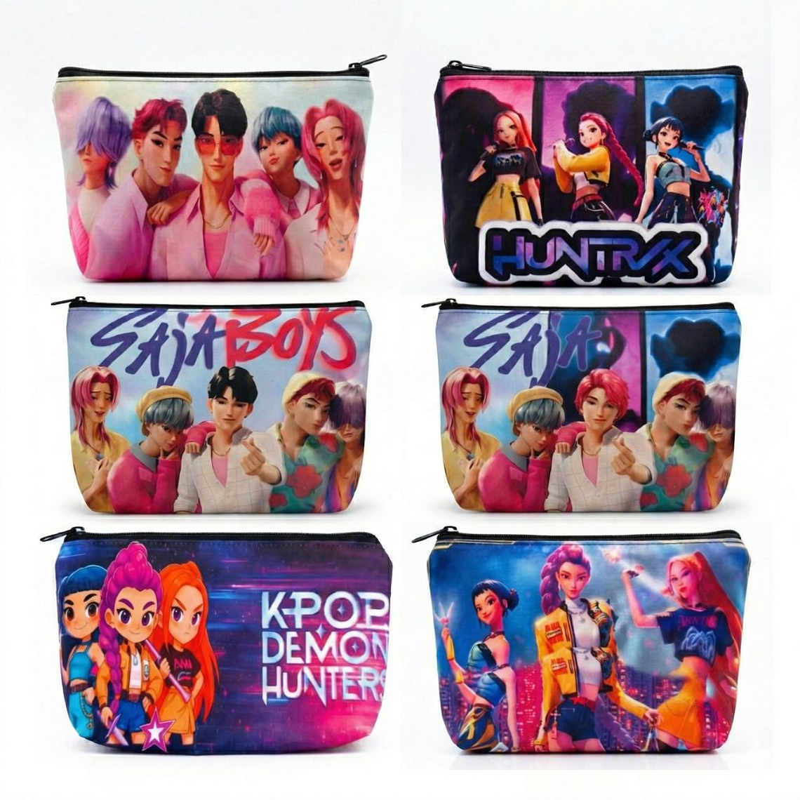 Estuche Multiuso Colección K-Pop: Huntrix, Saja Boys - Diseños Exclusivos 1