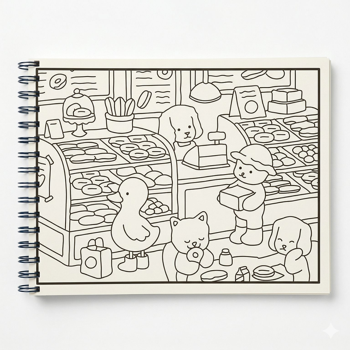 Bobbie Goods: Libro para Colorear Grande 26x20 cm – 30 Dibujos Originales 5