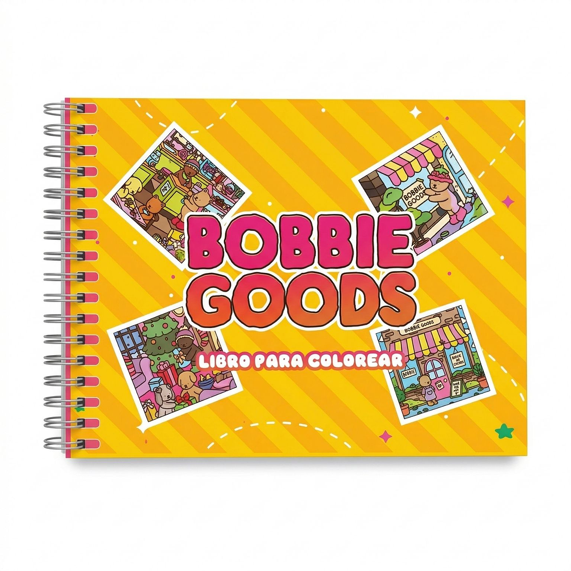 Bobbie Goods: Libro para Colorear Grande 26x20 cm – 30 Dibujos Originales 1