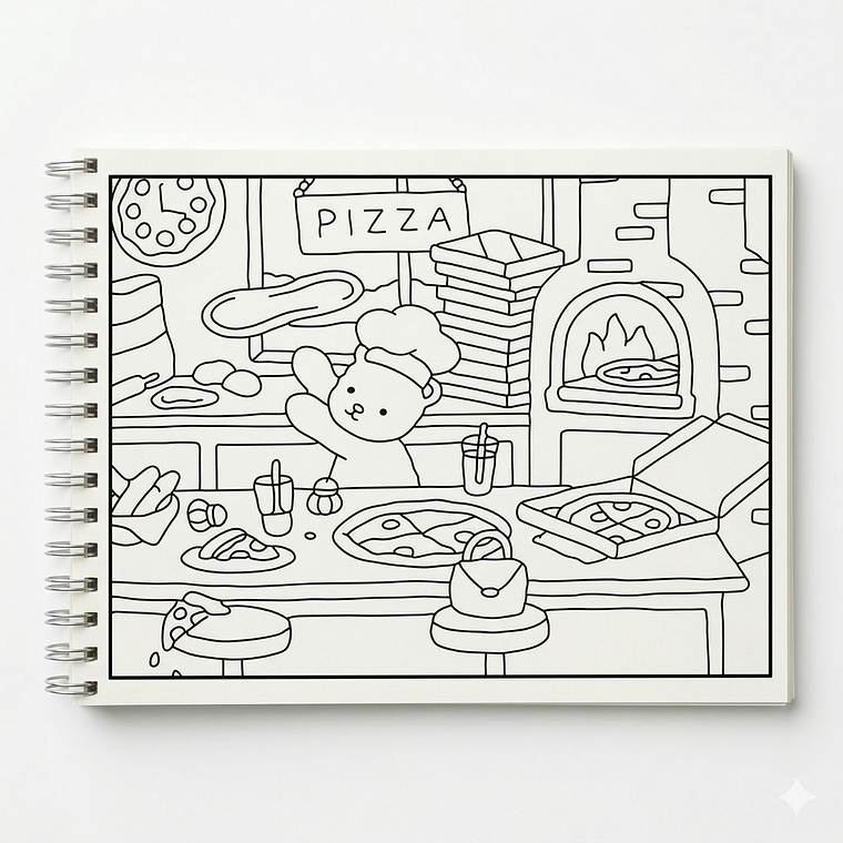 Bobbie Goods: Libro para Colorear Grande 26x20 cm – 30 Dibujos Originales 6