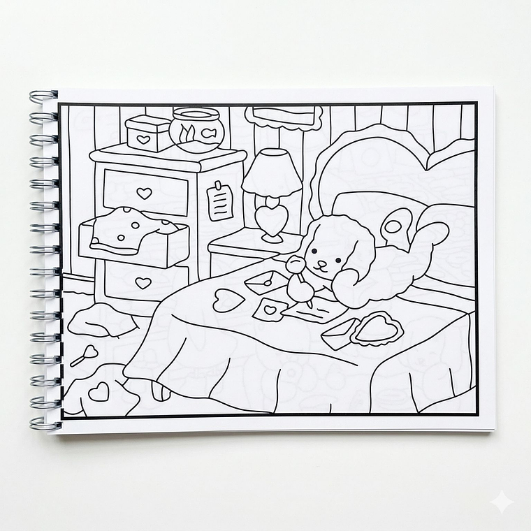 Bobbie Goods: Libro para Colorear Grande 26x20 cm – 30 Dibujos Originales 7