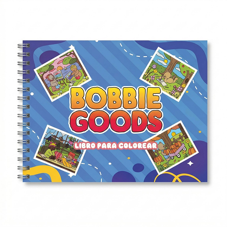 Bobbie Goods: Libro para Colorear Grande 26x20 cm – 30 Dibujos Originales 3