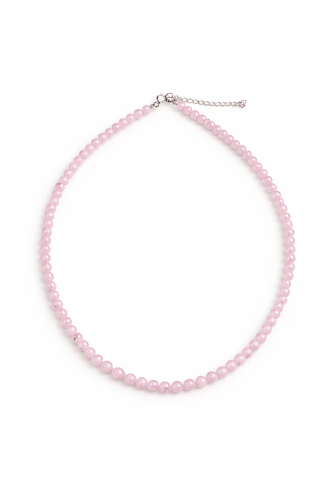 Colar Quartzo Rosa