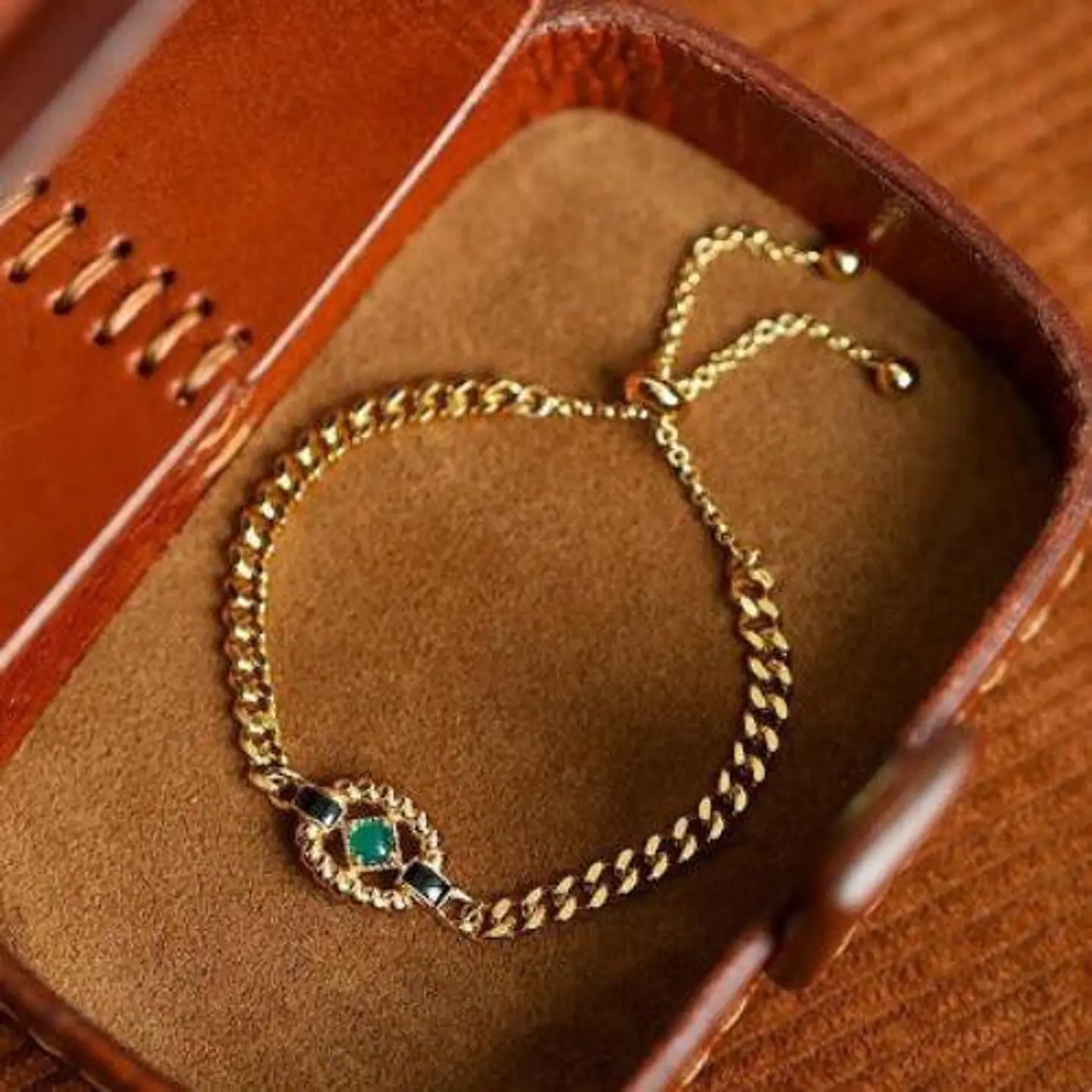 Pulseira com Onix verde 1
