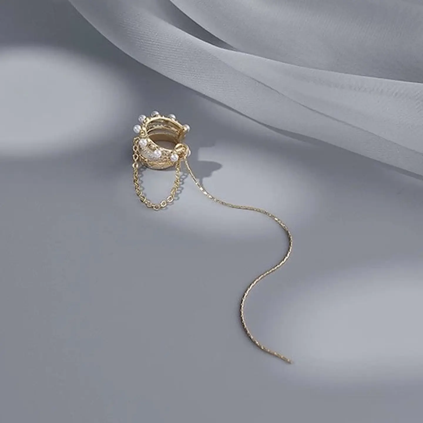 Ear Cuff com corrente 1
