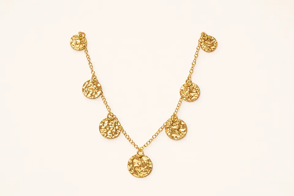 Colar Linha Dourada 1