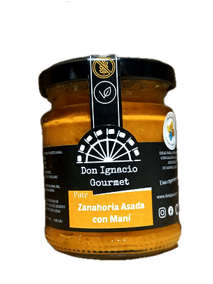 Pate Zanahorias Asadas con Maní 140 gr