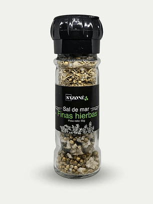 Molinillo Sal de mar con finas hierbas