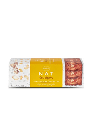 Nat Crackers Tostada Artesanal Caju 160g