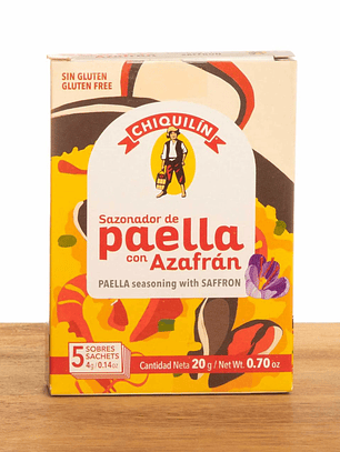 Sazonador Paella con Azafran 