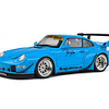 Porsche 911 (993) RWB Bodykit Shingen blue  1