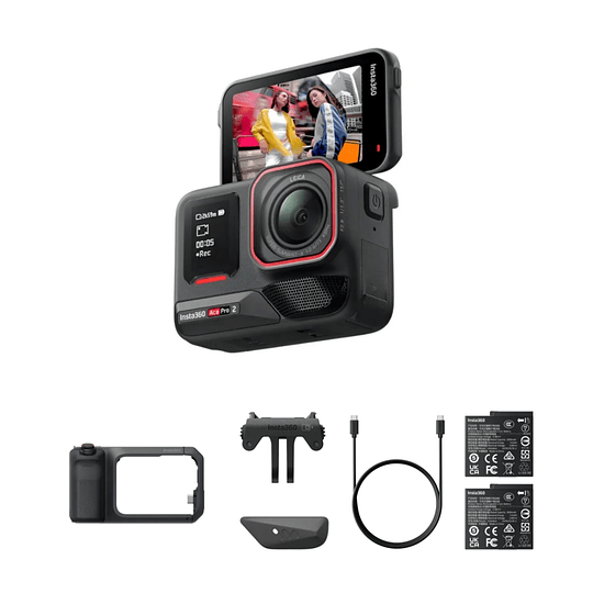 Cámara insta360 Ace pro 2 Doble batería+ kit Xplorer Pro