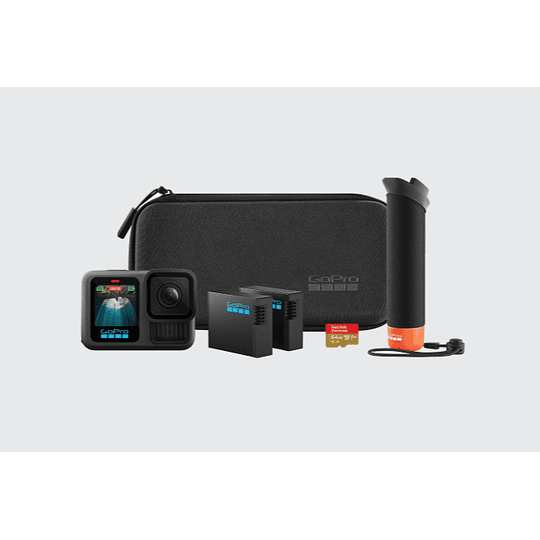 Cámara De Acción Gopro Hero 13 Holiday Bundle Color Negro Negro