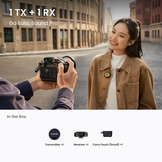 Insta360 Mic Pro 1 TX + 1 RX
