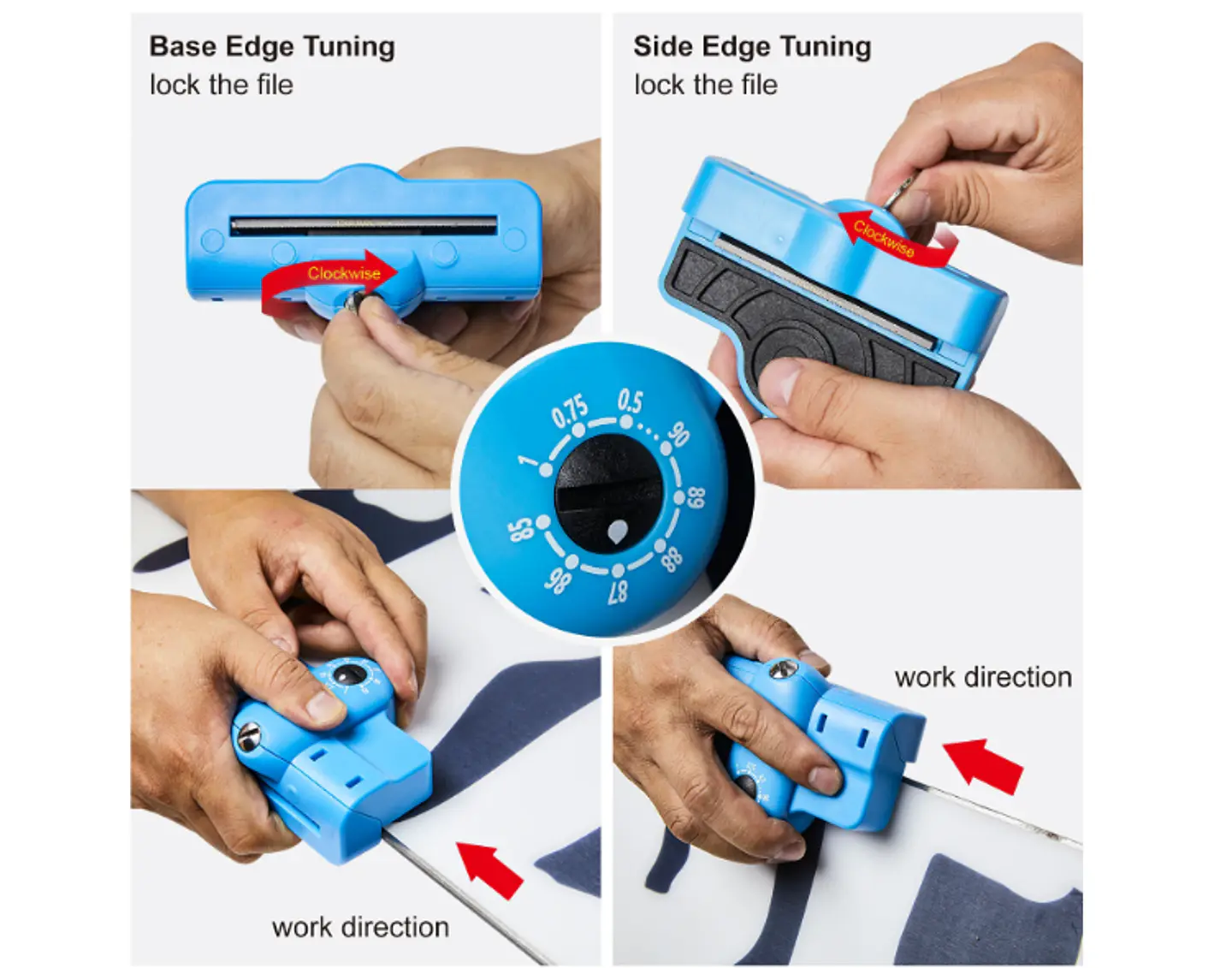 Multiángulo Afilador Cantos Ski Snowboard 6 en 1 2